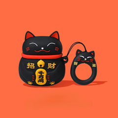 Lucky Cat Case (Black)